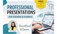 design educational powerpoint and canva presentations