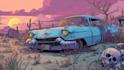 make illustration in american comic style