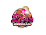create wonderful excellent icecream and cookie logo design