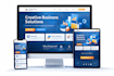 design a modern responsive website using HTML CSS and javascript