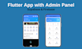 develop a complete flutter app with admin panel using supabase
