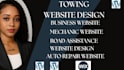 design towing mechanic website auto repair detailing and road assistance