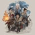 fantasy character and dnd character illustration