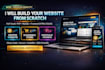 build a custom PHP mysql website from scratch