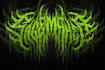 create a brutal slam logo with gut ripping aesthetics