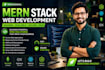 build custom mern stack web application