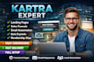 create kartra sales funnels, landing pages, course,website