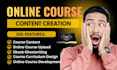 create online course content course curriculum content creation ebook writing