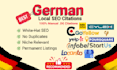 build germany local citations german backlinks for local SEO