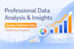 do data analysis and statistics using spss, r, python, excel