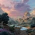 digitally paint fantasy landscape