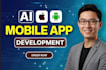 build unique ai mobile app development, android ios app, saas app