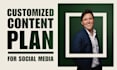 create a custom social media strategy and content calendar