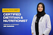 be your dietitian and make your diet plan