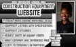 construction equipment website construction rental website construction machine