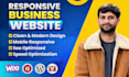 design a modern responsive business website within 23 hours
