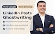 write linkedin posts and articles as your ghostwriter