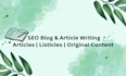 write clear and well researched blog articles