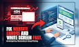 fix website errors and white screen issues fast