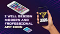 design modern and professional app icon
