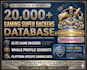 deliver 20,000 verified game super backers for kickstarter and indiegogo