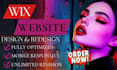 build wix website design wix redesign wix website business website