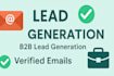 provide targeted b2b lead generation with verified contacts