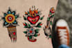 draw american tattoo design old school tattoo