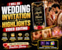 do wedding invitation video, wedding highlights