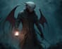 create creepy dark fantasy character illustrations