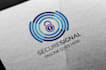 design technology, tech, software, cyber security logo