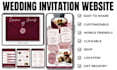 design wedding invitation website