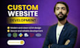 do custom website, web app development, full stack developer