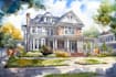 draw a watercolor house painting
