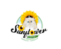 create professional and specially sunflower logo design