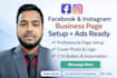 create, setup and optimize your facebook and instagram page