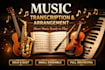 transcribe and arrange music accurately