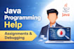 help with java programming assignments and debugging