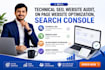 technical SEO, website audit, on page website optimization, search console