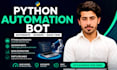 build automation bot using  python selenium for manual tasks