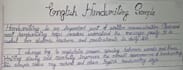 write neat handwritten letters, notes and assignments