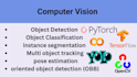 do custom computer vision model on detection, classification and segmentation