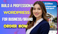 develop, or redesign a professional wordpress website or woocommerce website