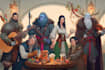 illustrate your dnd heroes in epic fantasy style