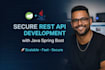 build java rest apis using spring boot