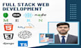 develop professional full stack web applications with react nodejs or django