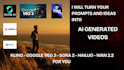 generate ai video for you