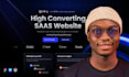 design a modern saas website or high converting landing page