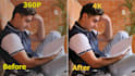 denoise,enhance quality and upscale video upto 4k