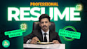 write a professional resume and ats CV